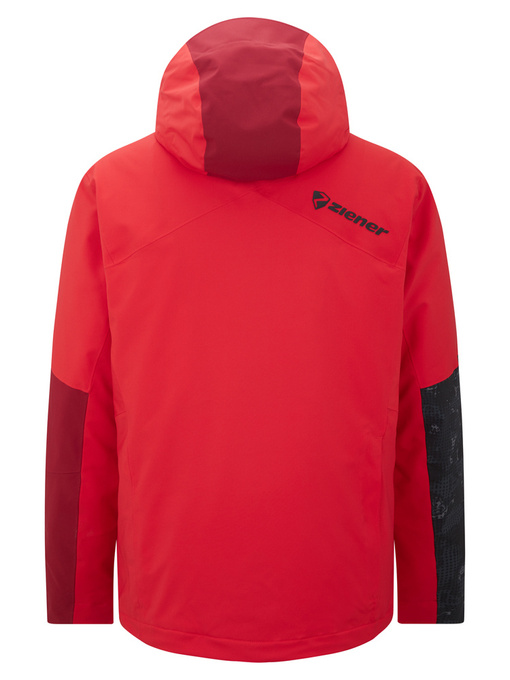Lyžařská bunda Ziener Trivor Junior Padded Red Black Foggy - 2024/25