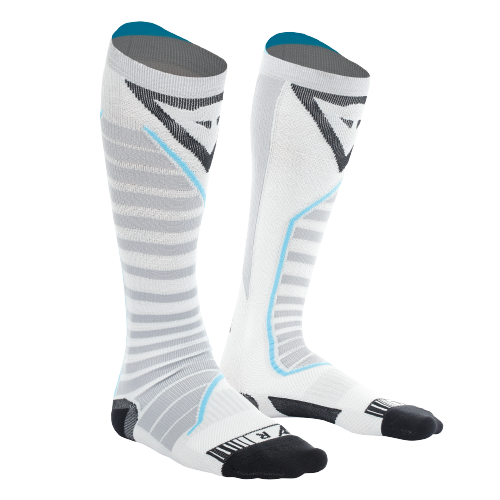 Lyžařské ponožky Dainese Dry Long Socks Black/Blue - 2025/26