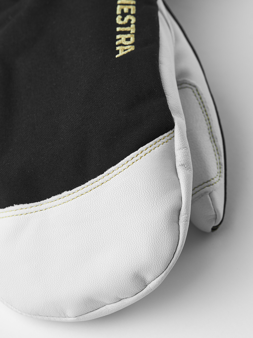 Lyžařské rukavice Hestra Army Leather Gore-Tex Mitt Black/Natural Grey - 2025/26