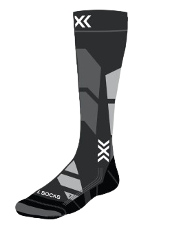 Lyžařské ponožky X-Socks Ski Perform OTC WMN X Black/Light Gray - 2025/26