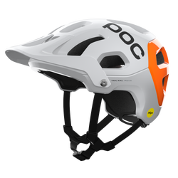 Cyklistická helma POC Tectal Race MIPS NFC Hydrogen White/Fluorescent Orange AVIP