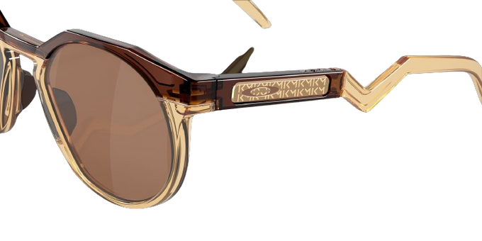 Sluneční brýle OAKLEY HSTN Kylian Mbappé Signature Series Prizm Tungsten Lenses / Dark Amber & Light Curry Frame