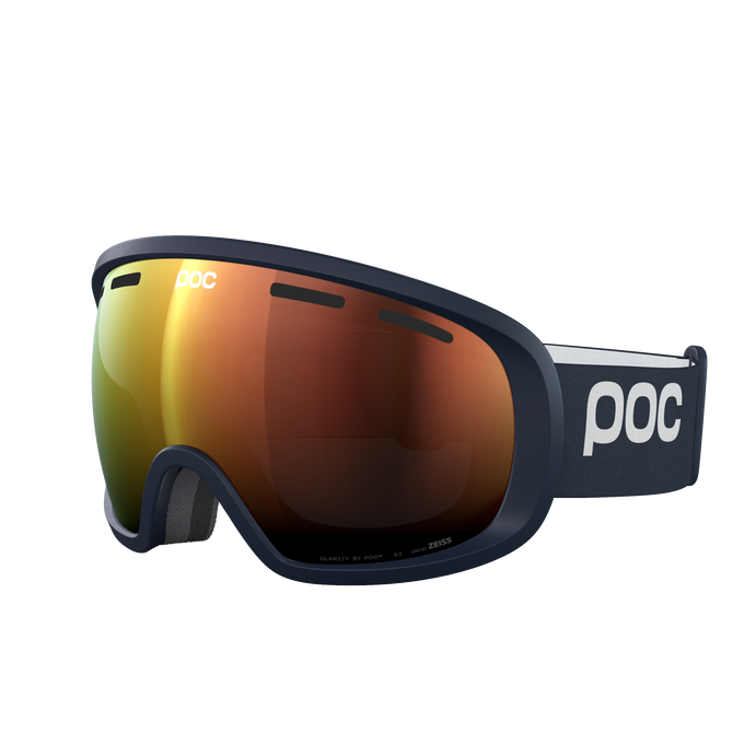 Lyžařské brýle POC Fovea Apatite Navy/Partly Sunny Orange - 2025/26