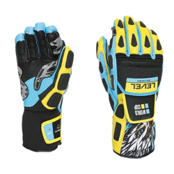 Lyžařské rukavice Level Worldcup CF Yellow/Blue - 2025/26