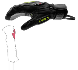 Lyžařské rukavice LEKI WCR C-Tech 3D Mitt - 2025/26