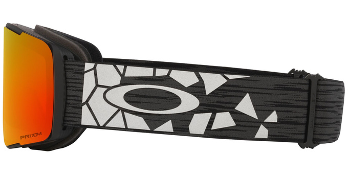 Lyžařské brýle Oakley Line Miner Pro L Black Reinforce/Prizm Snow Torch Iridium + Additional lens Prizm Snow Iced Iridium - 2025/26