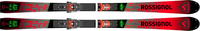 Sjezdové lyže Rossignol Hero FIS SL Factory 165 cm R22 + Spx 15 Rockerace Hot Red - 2025/26
