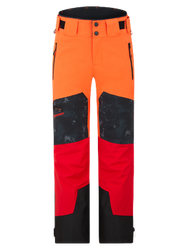 Lyžiarske nohavice Ziener Tewes Full-Zip Junior Teamwear Red Orange Pop - 2024/25