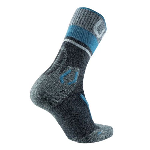 Outdoorové ponožky UYN Man Trekking One Merino Socks Anthracite/Blue