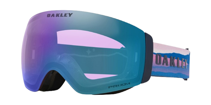 Lyžařské brýle Oakley Flight Deck Pro M Mikaela Shiffrin Sig/Prizm Snow Iced Iridium + Additional lens Prizm Snow Sapphire Iridium - 2025/26