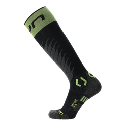Lyžařské ponožky UYN Man Ski One Merino Socks Black/Lime - 2025/26