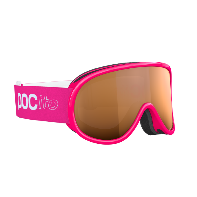 Lyžařské brýle POC Pocito Retina Fluorescent Pink/Partly Sunny Light Orange - 2025/26