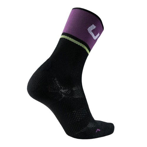 Outdoorové ponožky UYN Woman Cycling One Light Socks  Black/Violet