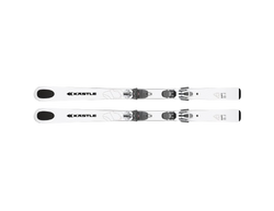 Sjezdové lyže Kastle Quartz 72 premium + Kastle K10 SLR GW White-Black - 2024/25