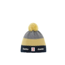 Čepice EISBAR Star Pompon MÜ SP Kids Nachtmeliert/Banana/Hellgraum - 2022/23