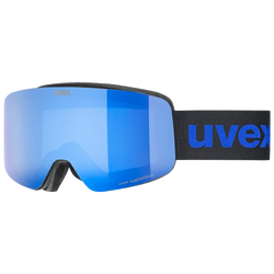 Lyžařské brýle Uvex PWDR FM Black Matt/Mirror Blue - 2025/26
