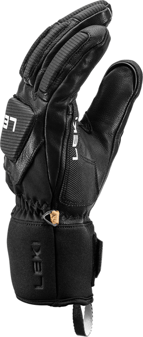 Lyžařské rukavice LEKI Griffin Pro 3D Black/Tan - 2025/26