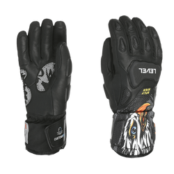 Lyžařské rukavice Level SQ JR CF pk Black - 2025/26