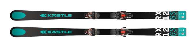 Sjezdové lyže Kastle RX12 GS Factory FIS Masters hard + Marker XComp 16 Black Flo Red - 2024/25