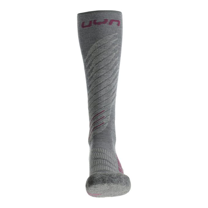 Lyžařské ponožky UYN Woman Ski One Comfort Fit Grey/Purple - 2025/26