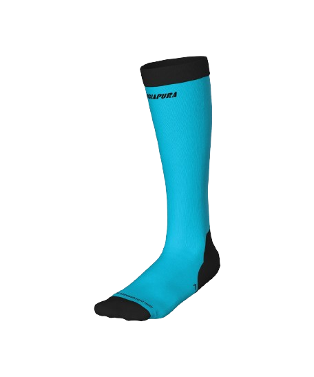 Lyžařské ponožky Energiapura HP Silk Socks Fluo Turquise/Black - 2025/26