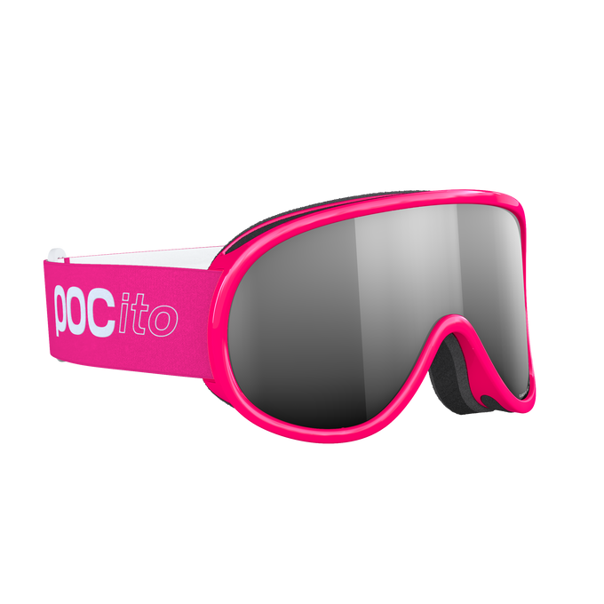 Lyžařské brýle POC Pocito Retina Fluorescent Pink/Partly Sunny Silver - 2025/26