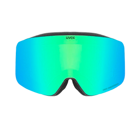 Lyžiarske okuliare Uvex PWDR FM Black Matt/Mirror Green - 2025/26