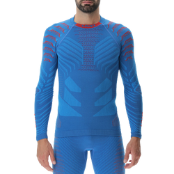 Funkčné tričko UYN Man Resilyon Uw Shirt Lg Sl.turtle Neck Blue/Red - 2024/25