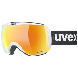 Lyžařské brýle Uvex Downhill 2100 CV White Matt SL Orange-Green - 2023/24