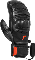 Lyžařské rukavice Reusch World Champ Mitten Black/Fluo Red - 2025/26
