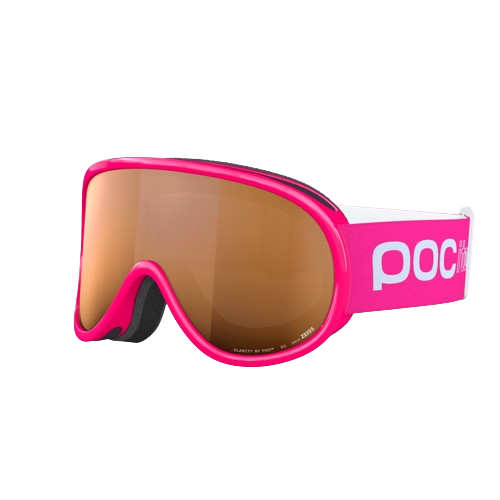 Lyžařské brýle POC Pocito Retina Fluorescent Pink/Partly Sunny Light Orange - 2024/25