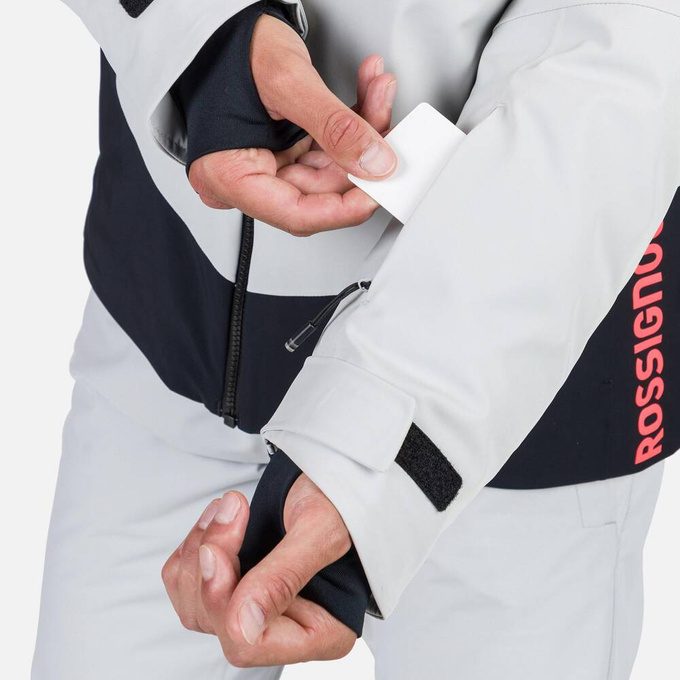 Lyžařská bunda Rossignol Hero Blackside JKT Soft Gray - 2024/25
