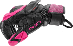Lyžařské rukavice LEKI WCR Venom SL 3D Pink - 2025/26