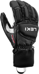 Lyžiarske rukavice LEKI Griffin Pro 3D Black/White - 2025/26