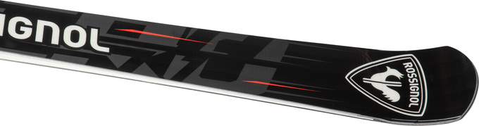 Sjezdové lyže Rossignol Hero Master LT R22 + Spx 14 Rockerace Black Red - 2025/26