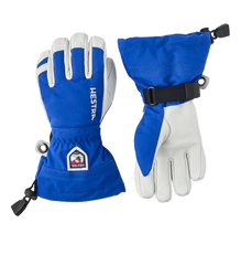 Lyžařské rukavice Hestra Army Leather Heli Ski Jr. Royal Blue - 2025/26