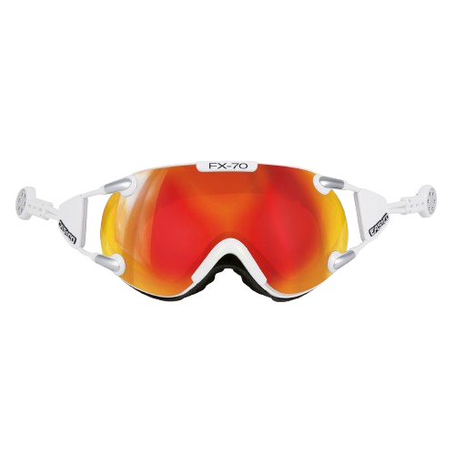 Lyžařské brýle Casco FX70 Carbonic White Orange - 2025/26