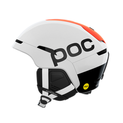 Lyžařská helma POC Obex Connect Hydrogen White/Fluorescent Orange AVIP - 2025/26
