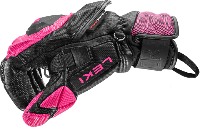 Lyžařské rukavice LEKI WCR Venom SL 3D Pink - 2025/26