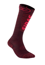Lyžařské ponožky Sidas Ski Expert Lady Burgundy - 2025/26