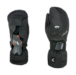 Lyžiarske rukavice Level Fly Jr Mitt Black - 2025/26