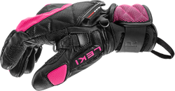 Lyžařské rukavice LEKI WCR Venom 3D Junior Pink - 2025/26