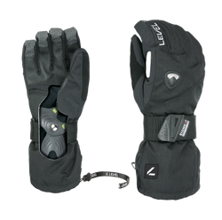 Lyžařské rukavice Level Fly Black - 2025/26