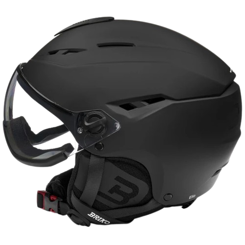 Lyžařská helma Briko Elio Visor Photo Matt Black - 2025/26