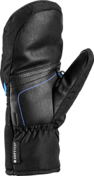 Lyžiarske rukavice LEKI Griffin 3D Junior Mitt Black/Cyan - 2023/24
