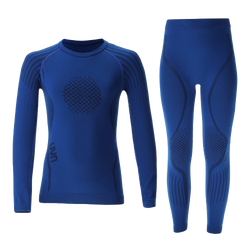 Termoaktivní oblečení UYN Junior Visyon 2.0 Uw Set (Shirt Lg. sl./pants Long) Royal Blue - 2025/26