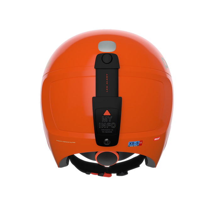 Lyžařská helma POC Pocito Skull Fluorescent Orange - 2025/26