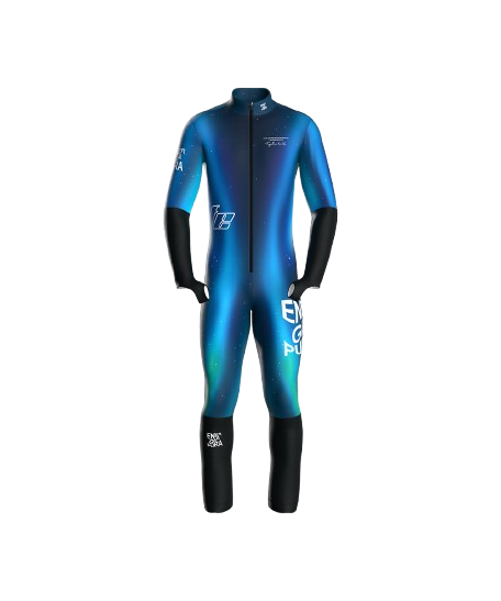 Lyžařská kombinéza Energiapura Junior/Aurora Blue (insulated, light padded) - 2025/26