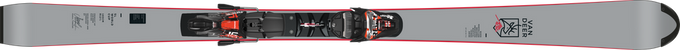 Sjezdové lyže Van Deer SL FIS WC + XComp 16 Black Flo Red - 2025/26