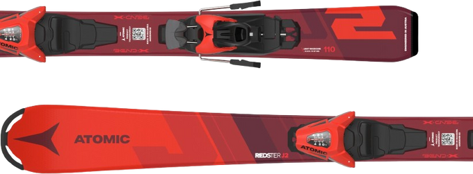 Sjezdové lyže Atomic Redster J2 100-120 + C 5 GW Red/Black - 2024/25